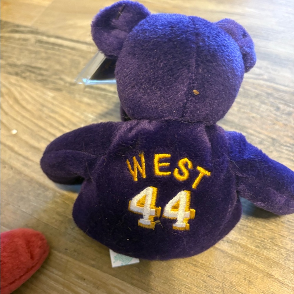 West 44 Embroidered Purple Bear